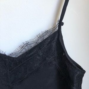 Camisole in silk tissue